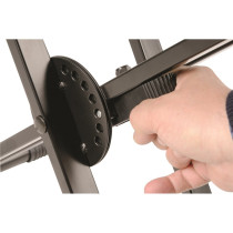 QL/646 Supporto Professionale per Tastiera con Struttura "X" e Telaio Doppio