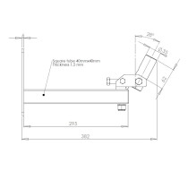QL/95 Coppia di supporti a muro per casse