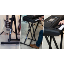 T/20 BK Supporto Tastiera a "X"