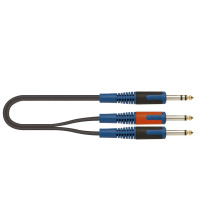 RKSA/100-2 Jack TRS Stereo 6.3 / 2x Jack TS Mono 6.3 2 mt