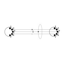 S/165-2 Cavo Midi 5 Poli 2 mt