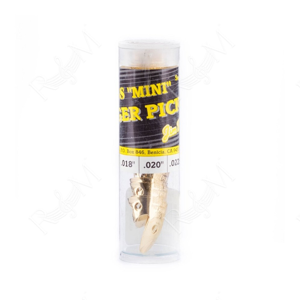 371R BRASS MINI FINGER .015 - TUBO 20 PLETTRI