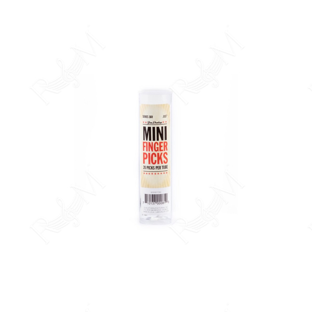36R N/S MINI FINGER .015 - TUBO 20 PLETTRI
