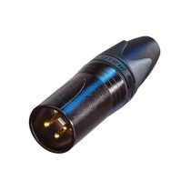 NC/355 BG Cannon XLR 3 Poli Maschio Nero Neutrik (NC3MXX-B)