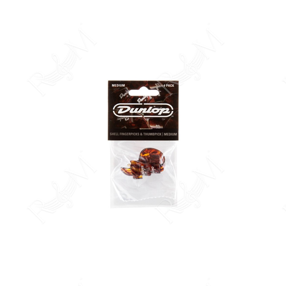 9010TP 3FINGER & 1THUMB MED - PLAYER'S PACK 4 PLETTRI
