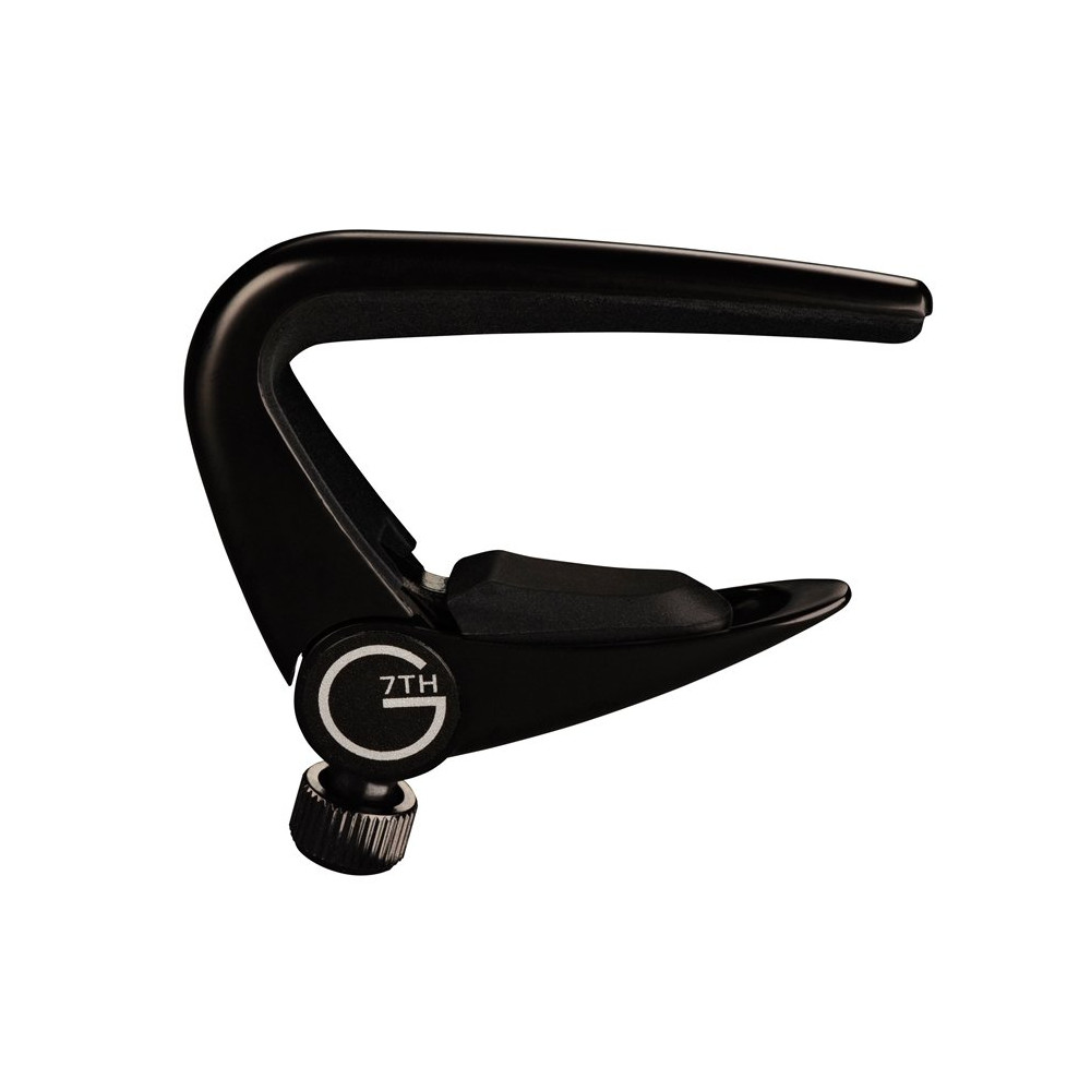Newport 6 String Black Capo