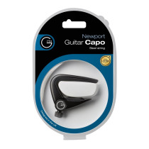 Newport 6 String Black Capo