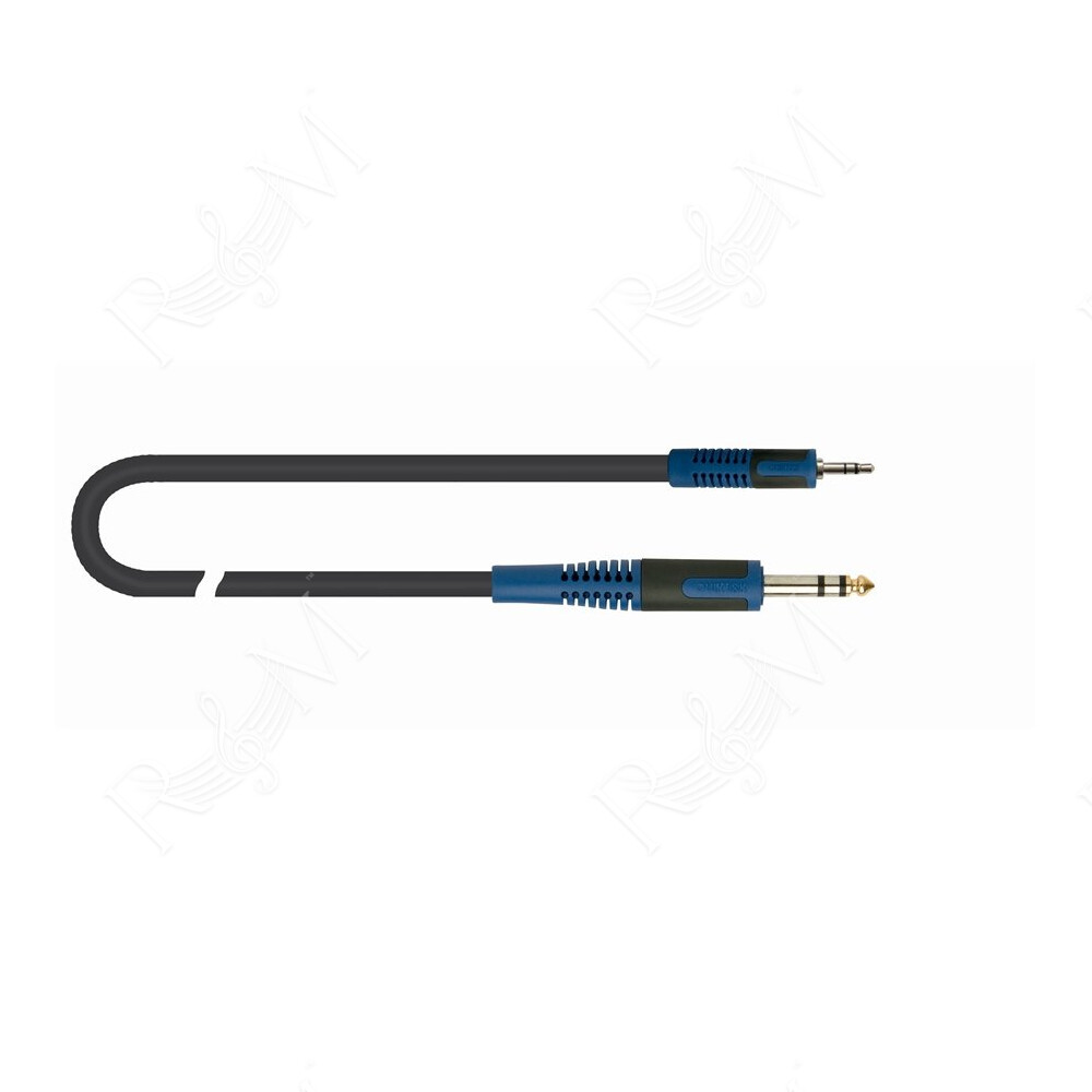 RKSA/139-1 Minijack TRS Stereo 3.5 / Jack TRS Stereo 6.3 1 mt