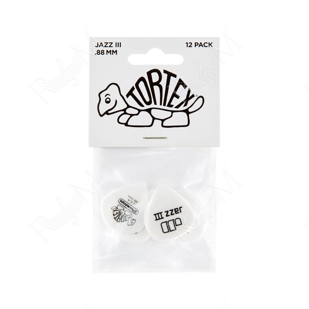 478P.088 TORTEX WHITE JAZZ III, .88MM