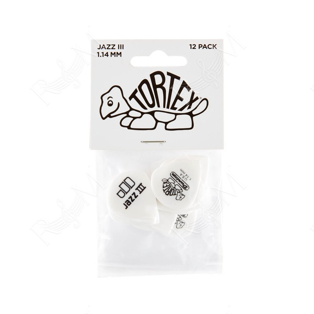 478P1.14 TORTEX WHITE JAZZ III, 1.14MM