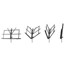 MSS02 Music Sheet Stand Fold.black