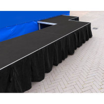 SKIRT-V60 SkirtVelvet Pleat.6mx60cm