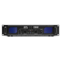 SPL 1500 Amplifier 2x 750W EQ BLK