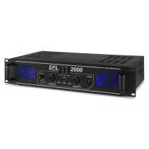 SPL 2000 Amplifier 2x 1000W EQ BLK