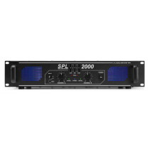 SPL 2000 Amplifier 2x 1000W EQ BLK