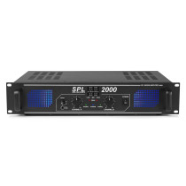 SPL 2000 Amplifier 2x 1000W EQ BLK