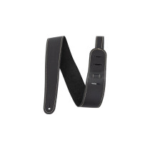 18A0046 Tracolla Slim, Leather, Black