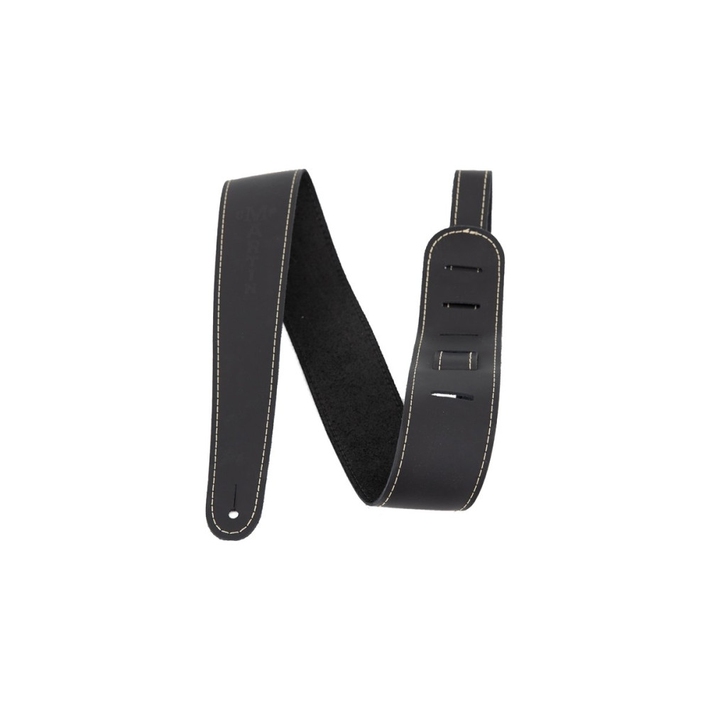 18A0046 Tracolla Slim, Leather, Black