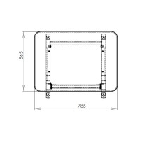 Z/612 BK Mobile Rack 12 Unità
