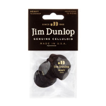 485P-03HV Celluloid Teardrop, Black Heavy Player's Pack/12