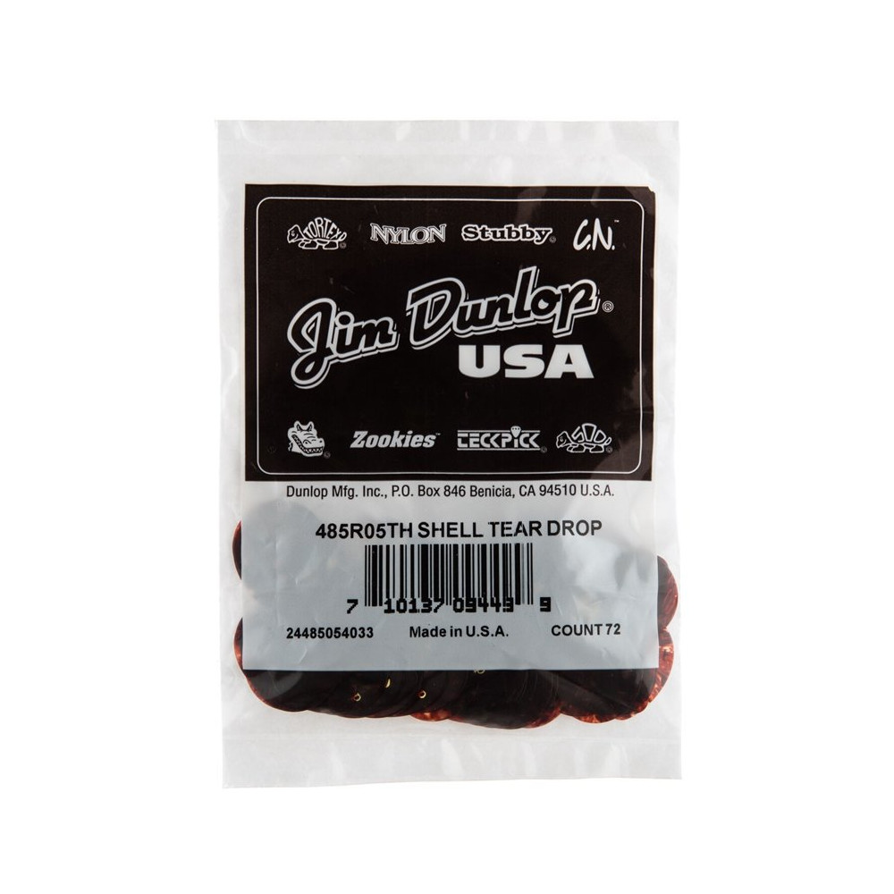 485R-05TH Celluloid Teardrop, Shell Thin Refill Bag/72