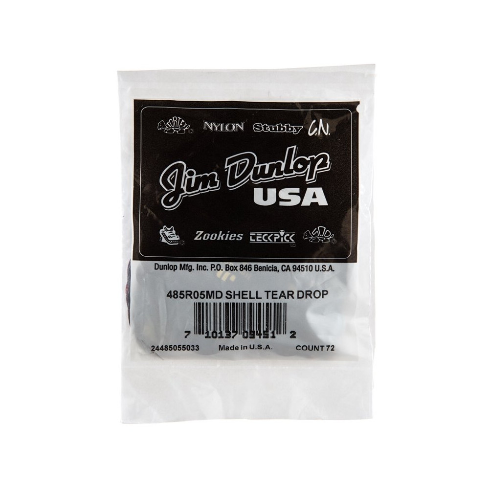 485R-05MD Celluloid Teardrop, Shell Medium Refill Bag/72