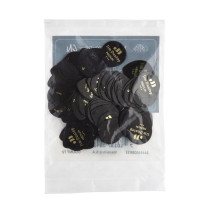 485R-03MD Celluloid Teardrop, Black Medium Refill Bag/72