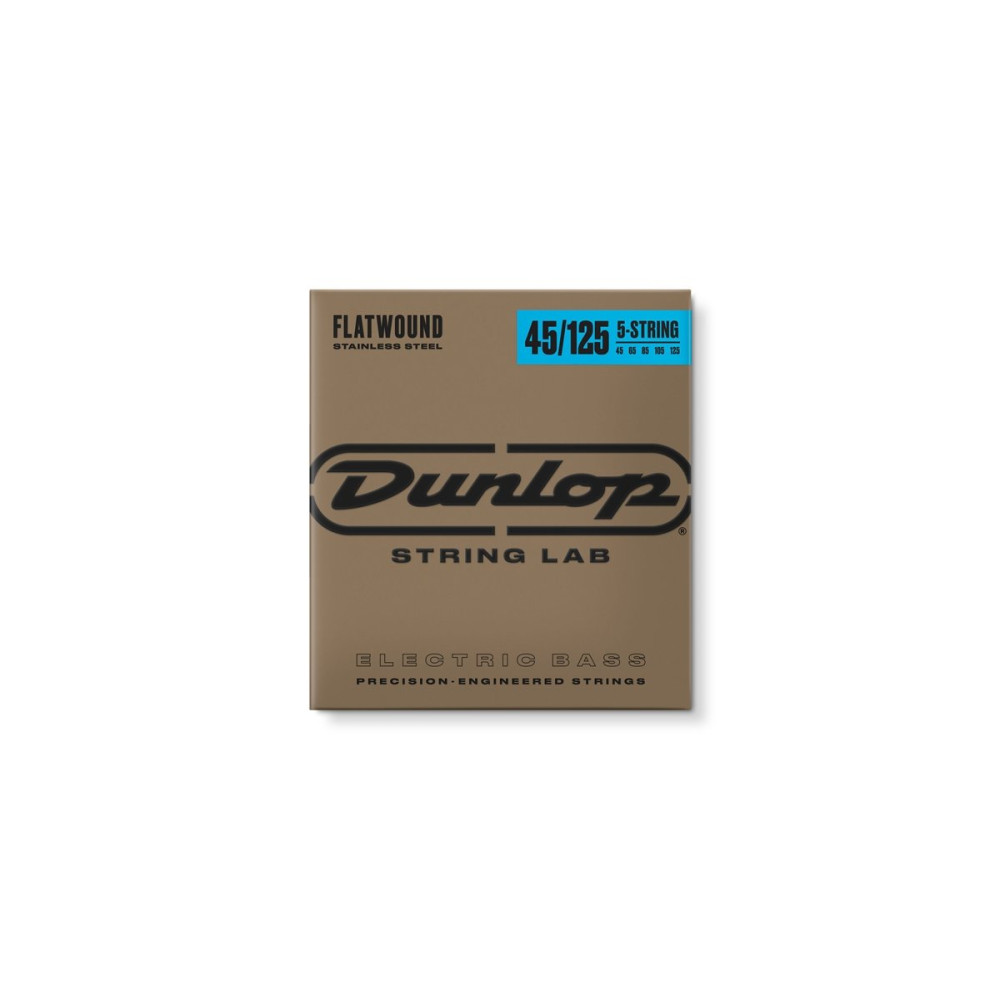 DBFS45125 Corde Flatwound per basso 45-125 Medium-5/Set