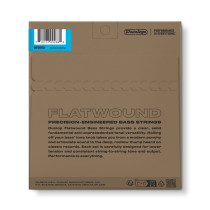 DBFS45125 Corde Flatwound per basso 45-125 Medium-5/Set
