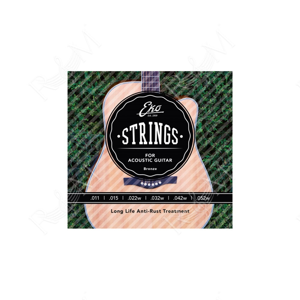 Corde Chitarra Acustica Bronze 11-52 Light Medium Set/6