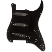 Fluence Loaded Pickguard Strat 3 Single Width Black (PRF-STR-BPG)