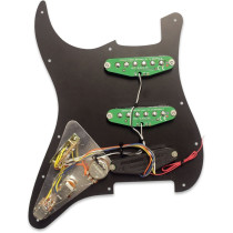 Fluence Loaded Pickguard Strat 3 Single Width Black (PRF-STR-BPG)