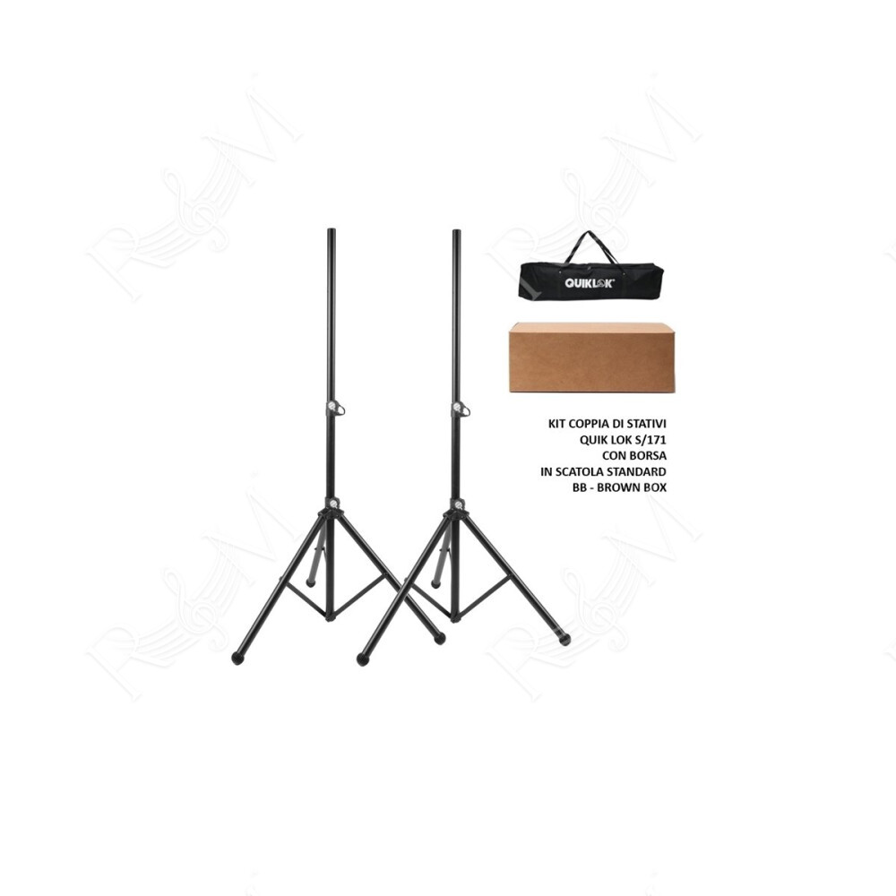 S/171 PAK-BB Brown Box Coppia di stativi con borsa