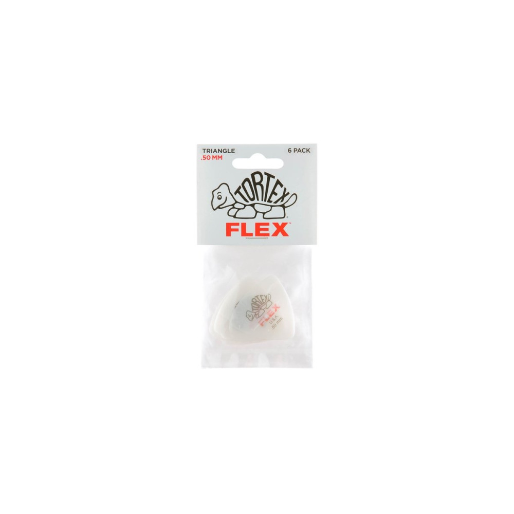 456P.50 Tortex Flex Triangle .50 mm Pack/6