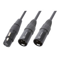 CX140 Cable Splitter XLR F-2 XLR M