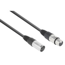 CX102-3 DMX Cable 5P XLR M-F 3m