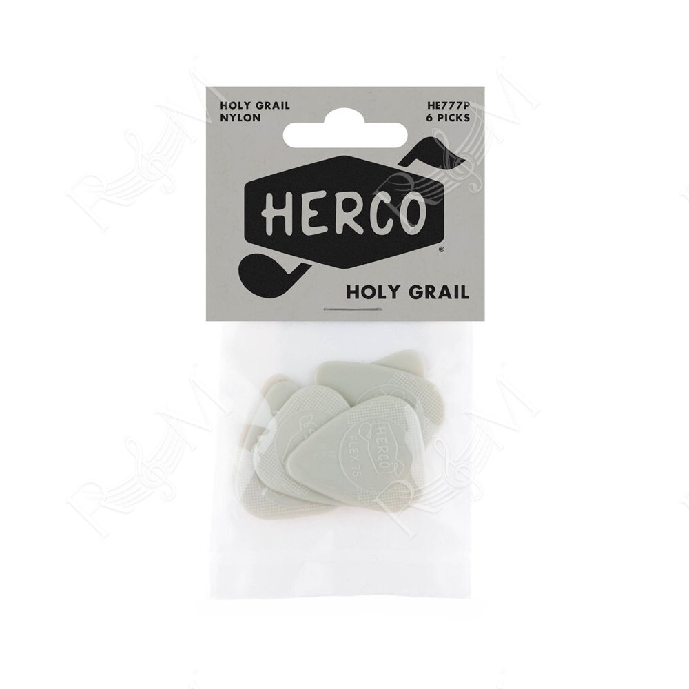 HE777P Herco Holy Grail-Busta da 6 plettri.
