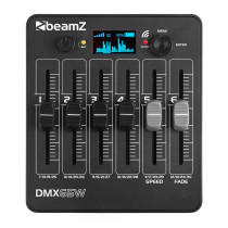 DMX65W DMX Batt. Controller 6 fader
