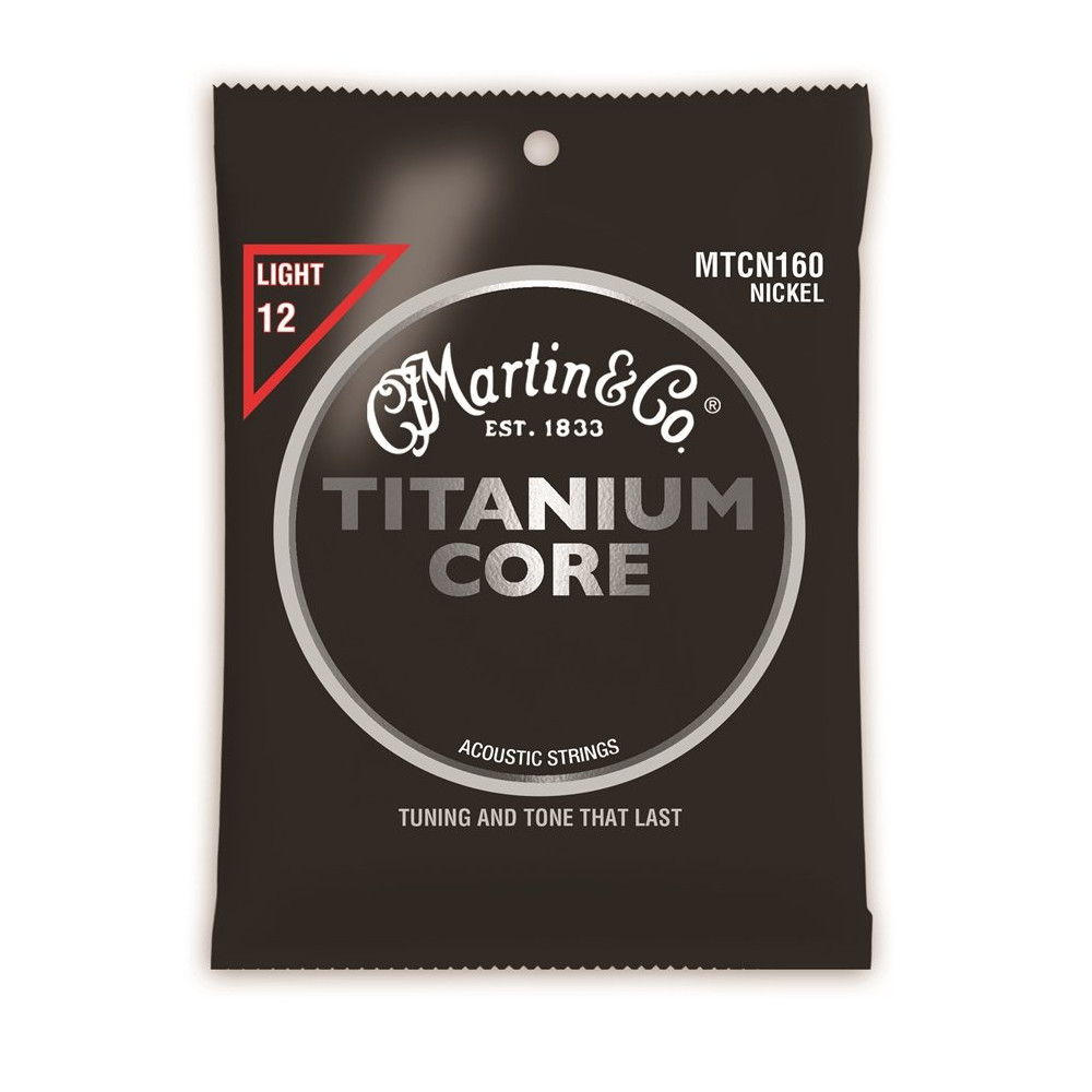 MTCN160 Titanium Core Acoustic Strings Light 12-55
