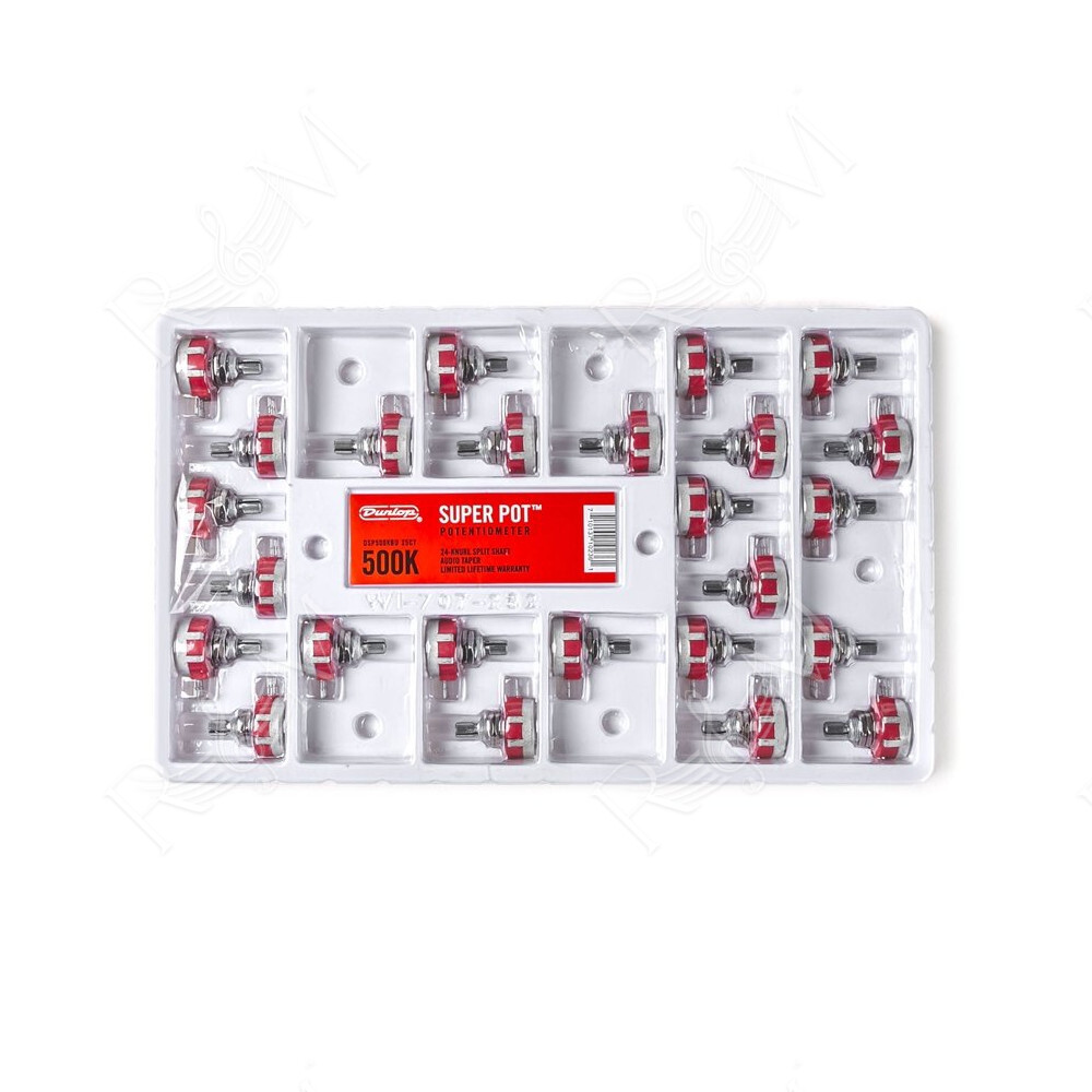 DSP500KBU Super Pot 500K Split Shaft, Tray 25