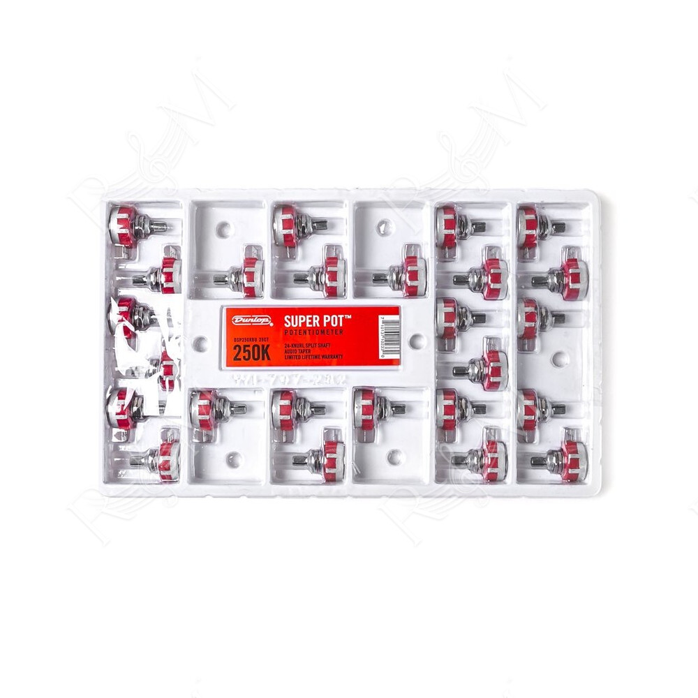 DSP250KBU Super Pot 250K Split Shaft, Tray 25