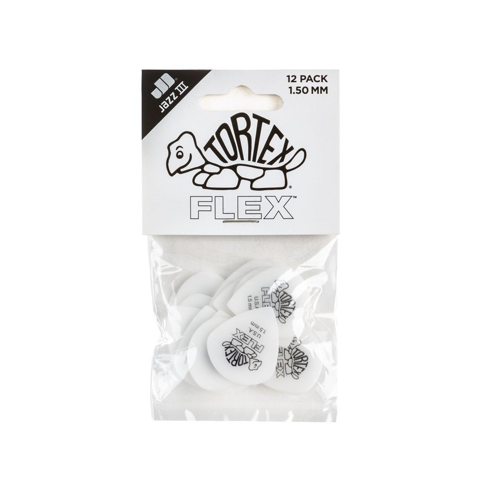 468P1.50 Tortex Flex Jazz III 1.5mm pack/12