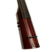 WAV5 Electric Upright Bass 5 Transparent Red