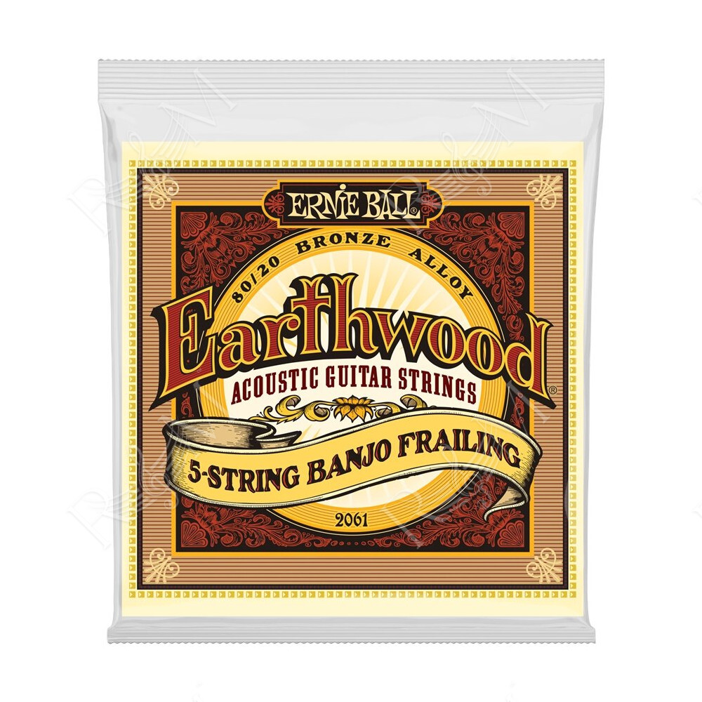 2061 Earthwood Banjo Frailing Terminate ad Anello Bronzo 80/20