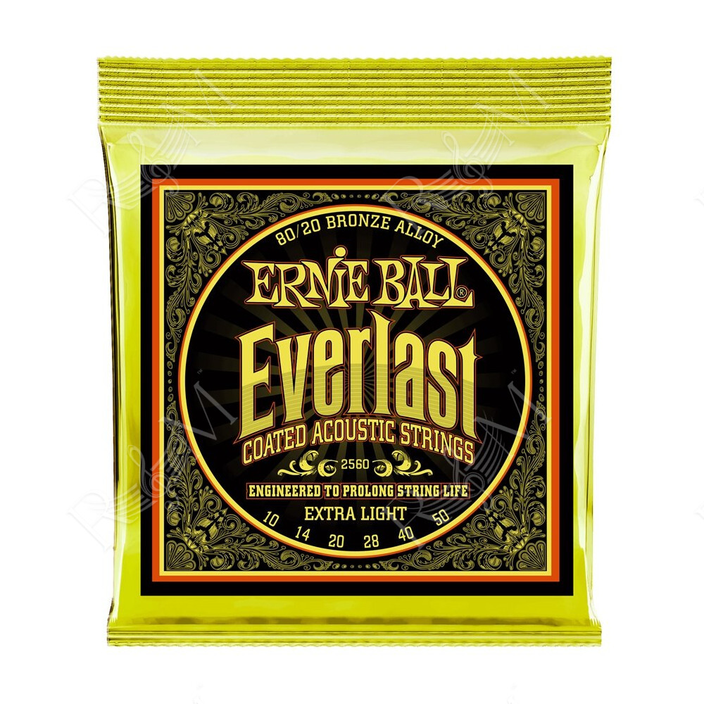 2560 Everlast Coated 80/20 Bronze Extra Light 10-50