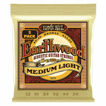 3003 Earthwood 80/20 Bronze Medium Light 12-54 - 3 Mute