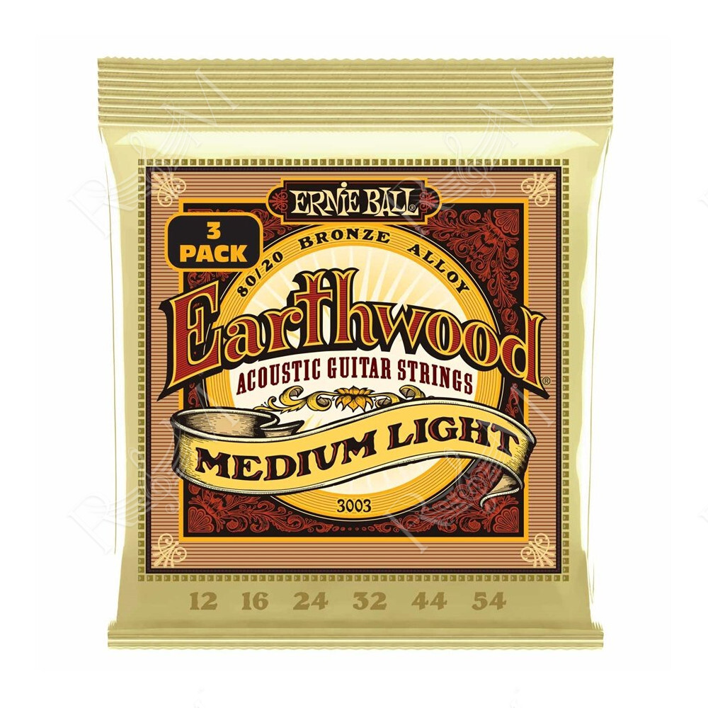 3003 Earthwood 80/20 Bronze Medium Light 12-54 - 3 Mute
