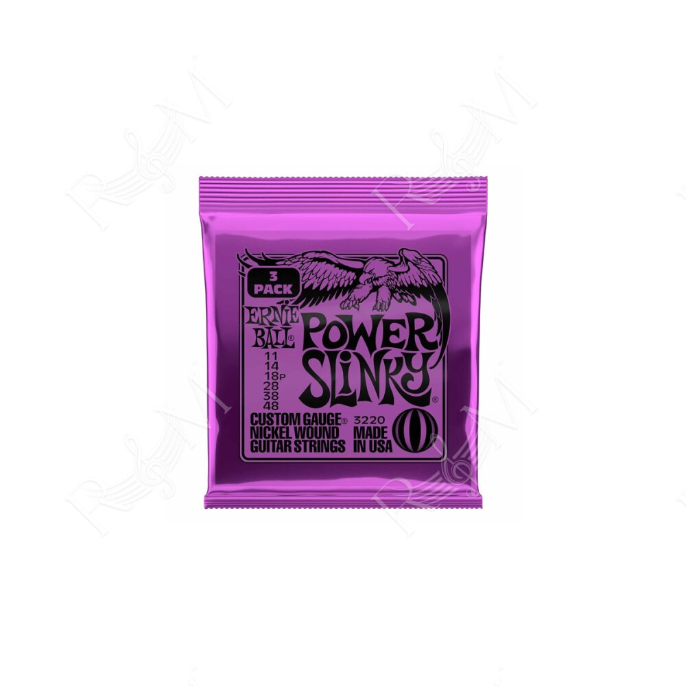 3220 Nickel Wound Power Slinky 11-48 - 3 Set