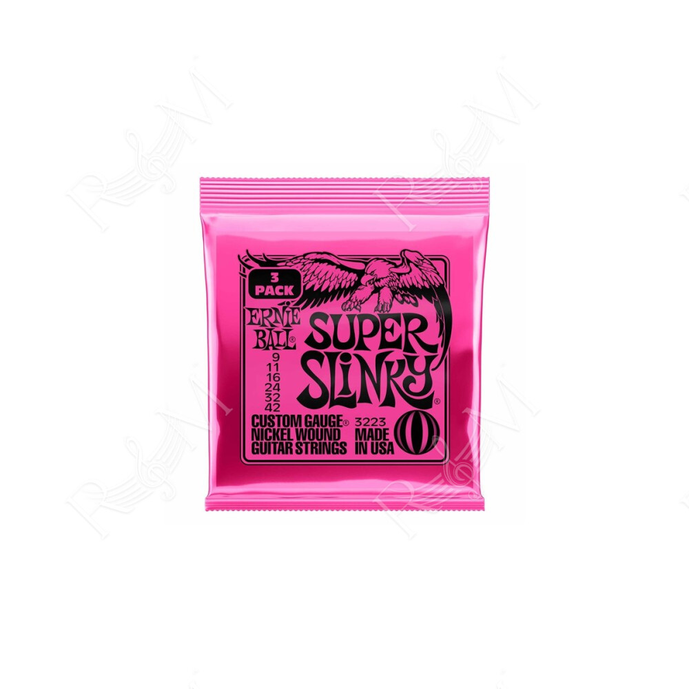 3223 Nickel Wound Super Slinky 9-42 - 3 Set