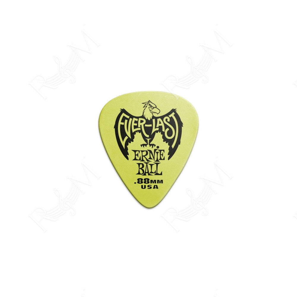 Plettri Everlast Green 0.88mm Busta da 12
